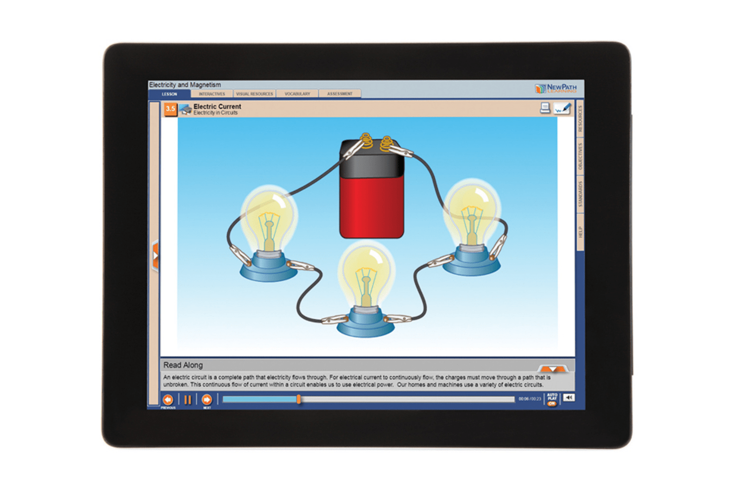 NewPath Electricity & Magnetism Flip Chart & Online Multimedia