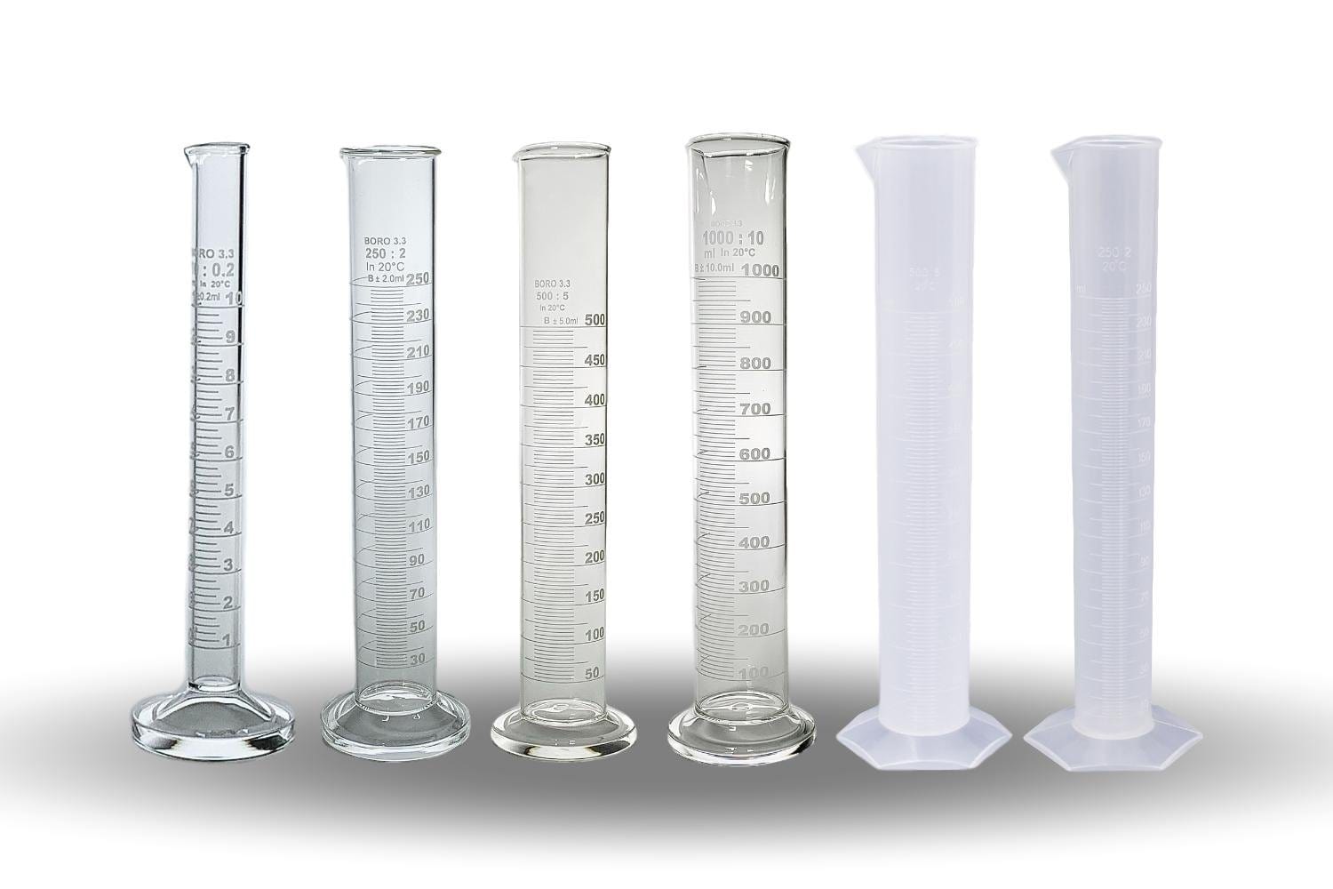 Borosilicate Graduated Cylinders Group – Arbor Scientific